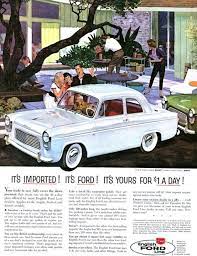 English Ford Line 1959 Classic Cars British Art Cars Ford