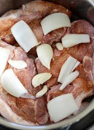 Remove the pork from the oven and allow to rest 15 minutes before carving, discard onions. Instant Pot Pulled Pork Meatloaf And Melodrama