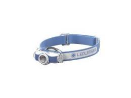 led lenser mh3 200 lumen kafa feneri mavi led fener mavi
