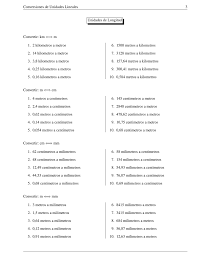 Milímetros a centímetros centímetros a milímetros. Conversiones De Unidades Lineales 3 Unidades De Longitud