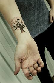 Originelle tattoos für männer und frauen. Ein Baum Des Lebens Tattoo In Jugend Handgelenk Tattoo Das Ganz Schick Ist Cherry Tree Tattoos Tree Tattoo Small Oak Tree Tattoo