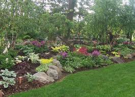 100 1626shade Garden Gardens Landscaping Rock Garden Wisconsin Stone Landscape Design Hosta Astible Roc Sloped Garden Rock Garden Landscaping Shade Garden
