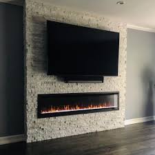 Since these electric fireplaces utilize electricity, you do not have to think about causing or watching over a fire and cleaning up ashes and other dirt after. Electric Fireplace In 2021 Fireplace Tv Wall Living Room Decor Fireplace Fireplace