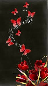 Free Tulips And Butterfly Mobile Wallpaper By Maryla75 On Tehkseven Flower Background Wallpaper Flower Phone Wallpaper Butterfly Wallpaper Backgrounds