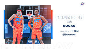 The milwaukee bucks will take on the oklahoma city thunder at 8 p.m. Wbmgiqkhveoo M
