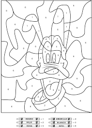 Dibujos Disney Para Colorear Con Numeros