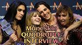 Damiano (vocals), victoria måneskin means moonlight in danish, a tribute to the bassist's origin. First Reaction Of Maneskin From Italy The Winners Of The Eurovision Song Contest 2021 Youtube