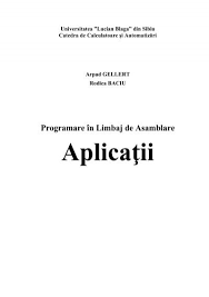 Toate cele 35 de instructiuni le gasiti in tabelul de mai jos: Arpad Gellert Ulbs Lucian Blaga Din Sibiu