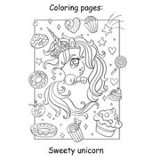 And, mama, you're in luck. Unicorn Coloring Vector Images Over 15 000