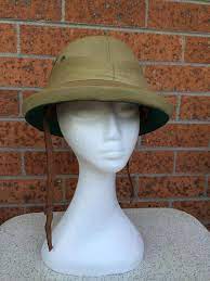 1950 S Bombay Bowler Genuine Pith Helmet Size 7 5 Pith Helmet Bowler Hat Band