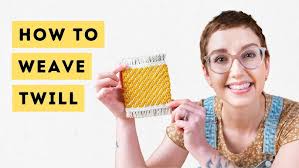 Twill Weave making technique