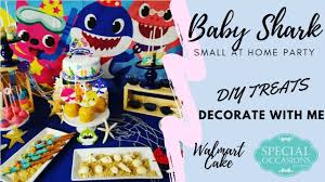 Our baby shark party supplies are the perfect touch to add to their special day! Baby Shark Birthday Party At Home Party Diy Party Desserts Ideas Social Distancing Party Youtube