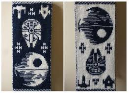 Make Your Own Double Knit Star Wars Scarf Diy Double Knitting Star Wars Crochet Star Wars Crafts