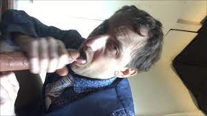 EDGEWORTH JOHNSTONE Suit Blowjob 4 - Dildo Fake Cum in Mouth - Likes  sucking a big gay cock closeup watch online