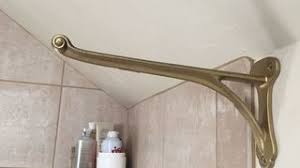 After scouring the internet for days and not being able to to find an acceptable solution to installing a shower rod in our slanted ceiling bathroom, i decided to have a custom rod and hardware sol… How Can I Hang A Shower Curtain In A Bathroom With A Slanted Ceiling Hometalk