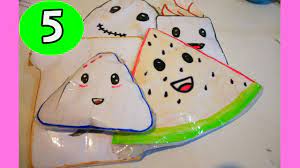สอนทำสก ชช 5 แบบน าร ก kawaii จากกระดาษa4 โนฟองน ำโนกาว l diy 5 paper