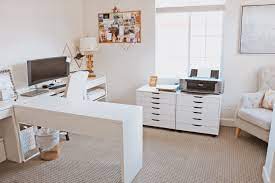 The Best Cricut Setup For Your Office Ikea Home Office Office Ideas For Work Home Office Setup