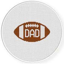 Blackhawks hockey chicago hawks tomahawks. Football Dad Cross Stitch Pattern Daily Cross Stitch
