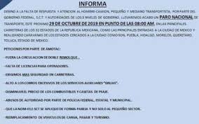 Artículos, fotos, videos, análisis y opinión sobre paro nacional. Trasportistas Anuncian Paro Nacional Para Manana El Sol De Tulancingo Noticias Locales Policiacas Sobre Mexico Hidalgo Y El Mundo