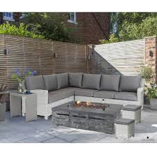 The best gas fire pit came out to be the one we ever look for rather than picking woods. Kettler Palma Corner Set Rh Whitewash With Kalos Fire Pit Table Kpalmrectkasetww Garden Furniture World