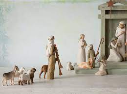 Nativity figurines, set of 4 animals, 10cm | online sales. Willow Tree Nativity Figurines Nativity Animals Angels