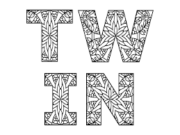 Primary, secondary, and tertiary colors. Twin Word Coloring Page Graphic By Joan Schuman Creative Fabrica