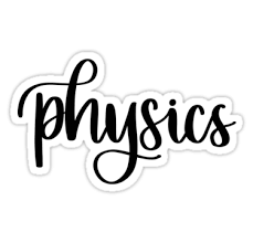 Physics Folder Binder Sticker Sticker By Rt Lettering School Stickers Science Stickers Lettering