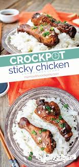 Crockpot Sticky Chicken Drumsticks Recipe Recipe Chicken Drumstick Recipes Chicken Drumstick Recipes Crockpot Drumstick Recipes