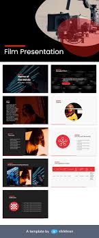 Film Powerpoint Template Free Pdf Ppt Download Slidebean Powerpoint Presentation Design Powerpoint Design Templates Presentation Templates
