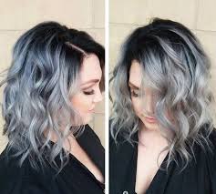 Silver With Dark Roots Silver Hair Short White Hair Color Silver Hair Color