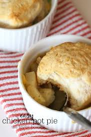 Bake for 15 minutes or until the biscuits are golden brown and the cheese is melted. Easy Chicken Pot Pie Recipe The Taylor House