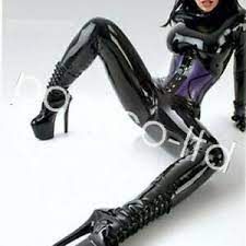 Miccostumes women's plus size fullbody black catsuit halloween cosplay costume whip zipper patch. Gummi Latex Rubber Fashion Black Bodysuit Catsuit Full Body Costume Size Xxs Xxl Ebay