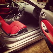 Custom Red Leather Interior Nissan 370z Forum Nissan 370z Nissan Red Leather