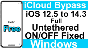 Windows Icloud Bypass Ios 12 5 To 14 3 Full Untethered Jailbreak Error Fixed On Off Fixed Free Youtube