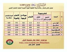 أسعار تذاكر الخطوط الجوية التونسية