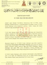 Kerajaan negeri selangor merujuk kepada pihak berkuasa kerajaan negeri selangor. Tiga Exco Pas Selangor Kekal Sultan