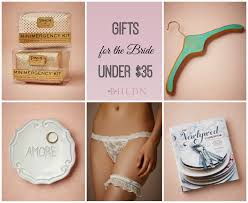 An initialed marble and wood serving board will be the centerpiece of all of her future dinner parties. 5 Bridal Shower Gifts Under 35 Dollars By Bhldn Perfete