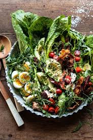 Sun Dried Tomato Chicken And Avocado Cobb Salad With Tahini Ranch Half Baked Harvest Recipe Green Salad Recipes Healthy Recipes Healthy