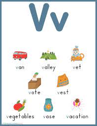Today we are share free hd v name dp photo . Things That Begin With The Letter V Primarylearning Org