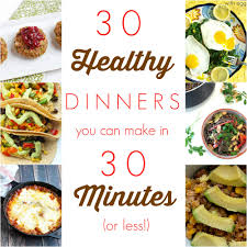 I'm always on the lookout for quick and easy and healthy dinners. 30 Healthy Dinners You Can Make In 30 Minutes Or Less Happy Healthy Mama