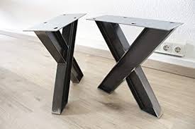 Designing your dining room bench. Ktc Tec Bench Frame Raw Steel Tux Km 80 X 46 Double T Bar Steel Solid