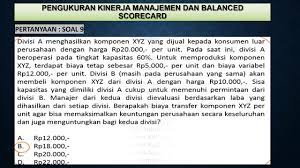Pengukuran panjang menggunakan mikrometer sekrup dapat ditentukan dengan menjumlahkan skala tetap dan skala nonius dari hasil pengukuran ikrometer sekrup. Contoh Soal Pengukuran Kinerja Manajemen Balanced Scorecard 1 Youtube