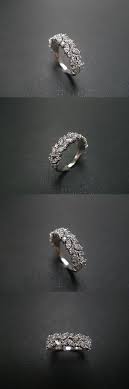 Wedding Rings Estate Vintage Marquise Diamond Engagement Wedding Ring Set In 14k White Gol Wedding Rings Engagement Antique Engagement Rings Wedding Ring Sets