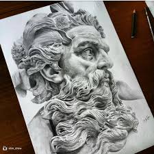 163 Likes 5 Comments Good Art Guide Goodartguide On Instagram Incredible Work From Slim Draw Visit The Mythology Tattoos Fantastic Art Poseidon Tattoo