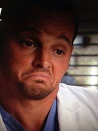 Funny pause of Alex Karev from Grey's Anatomy