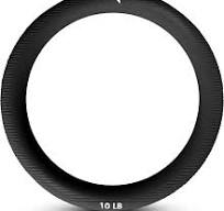 Yes4All Power Ring 10lbs, Weight Ring, Weighted Circle, Kettlebell for Yoga Exercise, Aerobics, Home Fitness, Core Training - 10 Black, Kettlebells - ...