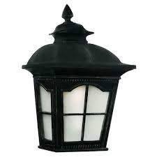 Bel Air Lighting 1 Light Outdoor Black Wall Pocket Wall Lantern Sconce For Sale Online