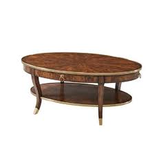 Theodore Alexander Cocktail Tables Living Room Mahogany Coffee Table Table