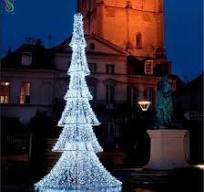 LED 3D Christmas Tree Motif Light for Street Decoration