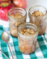 Simple Apple Crisp In A Jar A Couple Cooks Recipe Easy Apple Crisp Recipe Whole Food Recipes Recipes